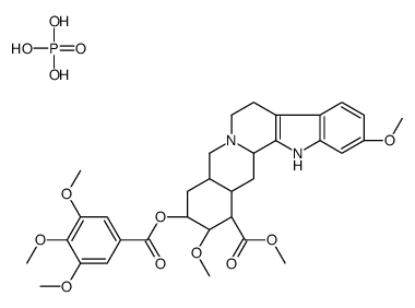 methyl (1R,15S,17R,18R,19S,20S)-6,18-dimethoxy-17-(3,4,5-trimethoxybenzoyl)oxy-1,3,11,12,14,15,16,17,18,19,20,21-dodecahydroyohimban-19-carboxylate,phosphoric acid Structure