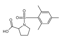 1-(MESITYLSULFONYL)PYRROLIDINE-2-CARBOXYLIC ACID Structure