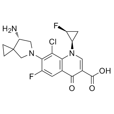 Sitafloxacin structure