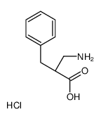 (R)-3-氨基-2-苄基丙酸盐酸盐结构式