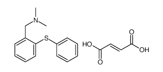 (E)-but-2-enedioic acid,N,N-dimethyl-1-(2-phenylsulfanylphenyl)methanamine Structure