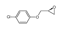 (S)-2-((4-氯苯氧基)甲基)环氧乙烷结构式
