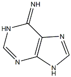 6H-Purin-6-imine, 1,9-dihydro-, (E)- (9CI)结构式
