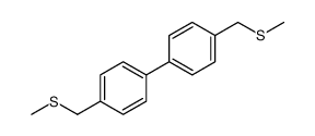 4,4'-bis[(methylthio)methyl]-1,1'-biphenyl结构式