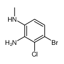 4-Bromo-3-chloro-N1-Methylbenzene-1,2-diamine structure