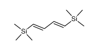 1,4-bis-(trimethylsilyl)-1,3-butadiene Structure