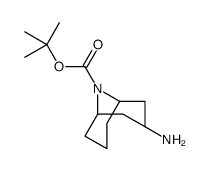 (3-exo)-3-氨基-9-氮杂双环[3.3.1]壬-9-羧酸叔丁酯结构式