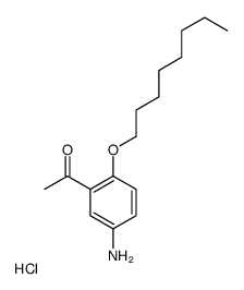 (3-acetyl-4-octoxyphenyl)azanium,chloride结构式
