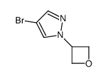 4 -溴- 1-(氧杂环丁烷- 3 -基)-1H-吡唑结构式