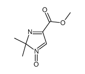 2,2-二甲基-4-甲氧羰基-2H-咪唑-1-氧结构式
