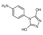 4-(4-氨基苯基)-1,2,4-三唑烷-3,5-二酮结构式