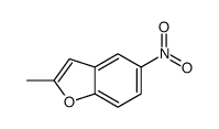 2-甲基-5-硝基-1-苯并呋喃结构式