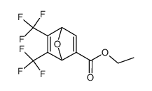 ethyl 2,3-bis(trifluoromethyl)-7-oxabicyclo(2.2.1)hepta-2,5-diene-5-carboxylate Structure