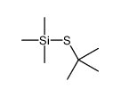 tert-butylsulfanyl(trimethyl)silane结构式
