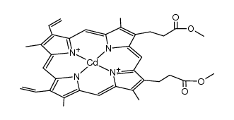 cadmium protoporphyrin IX dimethyl ester Structure