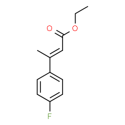 (E)-3-(4-FLUORO-PHENYL)-BUT-2-ENOIC ACID ETHYL ESTER结构式