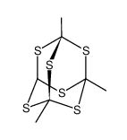 trimethyl-2,4,6,8,9,10-hexathia-adamantane Structure
