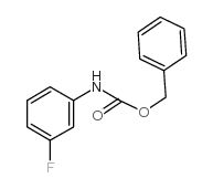 (3-氟苯基)氨基甲酸苄酯结构式