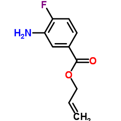 3-氨基-4-氟苯甲酸烯丙酯结构式