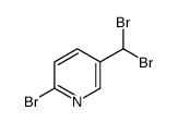 2-bromo-5-(dibromomethyl)pyridine结构式