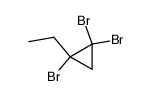 1,1,2-tribromo-2-ethylcyclopropane结构式