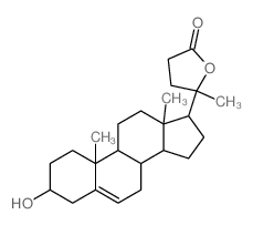 Chol-5-en-24-oic acid,3b,20-dihydroxy-, g-lactone (8CI)结构式