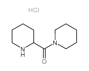 PIPERIDINO(2-PIPERIDINYL)METHANONE HYDROCHLORIDE Structure