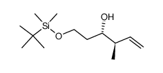 (3S,4R)-1-[(tert-butyldimethylsilyl)oxy]-4-methylhex-5-en-3-ol Structure