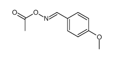 4-methoxy-benzaldehyde-((E)-O-acetyl oxime ) Structure