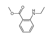 methyl 2-(ethylamino)benzoate Structure