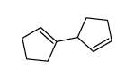 1-cyclopent-2-en-1-ylcyclopentene结构式