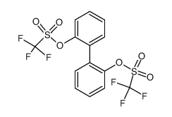 2,2''-双(三氟甲磺酰氧基)-1,1''-联苯,(1,1''-双酚双酚盐)结构式