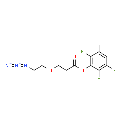 Azido-PEG1-TFP ester structure