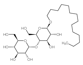 十四烷基—β-D麦芽糖苷结构式