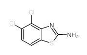 2-氨基-4,5-二氯苯并噻唑结构式