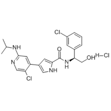 Ulixertinib hydrochloride Structure