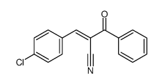 2-(4-chlorobenzoyl)-3-phenylacrylonitrile结构式