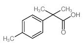 2-甲基-2-(对甲苯基)丙酸结构式