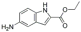 5-氨基-1H-吲哚-2-羧酸乙酯结构式