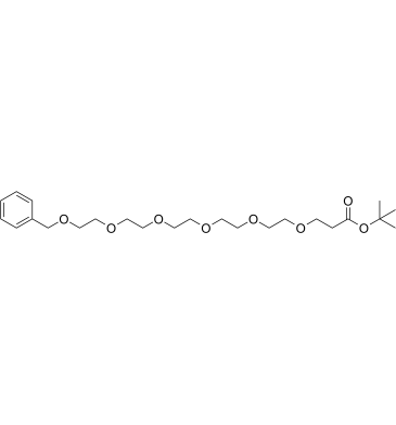 Benzyl-PEG6-t-butyl ester结构式