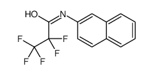 2,2,3,3,3-Pentafluoro-N-(2-naphthalenyl)propanamide结构式
