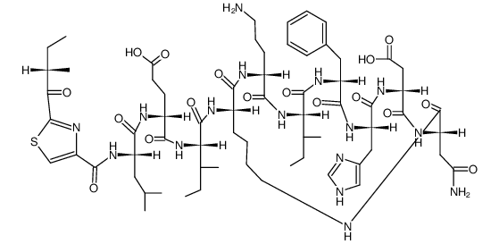 枯草菌肽F结构式
