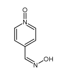 (Z)-(1-oxidopyridin-1-ium-4-yl)-4-carbaldoxime结构式