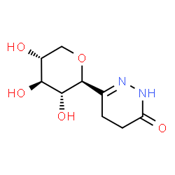 4,5-DIHYDRO-6-D-XYLOPYRANOSYL-3(2H)-PYRIDAZINONE Structure