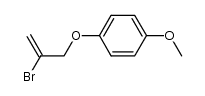2-bromo-3-(4-methoxyphenoxy)propene Structure