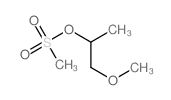 2-Propanol, 1-methoxy-,2-methanesulfonate结构式