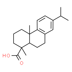 1,4a-dimethyl-7-propan-2-yl-2,3,4,9,10,10a-hexahydrophenanthrene-1-carboxylic acid structure