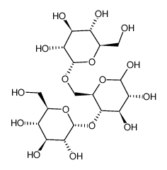4-O,6-O-Di(α-D-glucopyranosyl)-D-glucopyranose Structure
