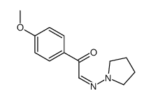 4'-Methoxy-α-(1-pyrrolidinylimino)acetophenone结构式