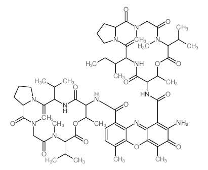 Actinomycin D,2A-D-alloisoleucine-结构式
